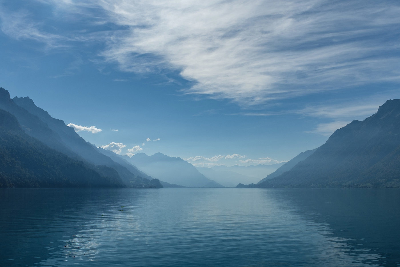 Das schöne Blau des Brienzersees