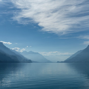 Das schöne Blau des Brienzersees